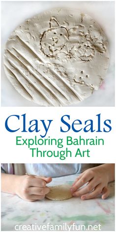 clay seals are an easy art project for kids to make