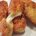 some fried food is on a white plate