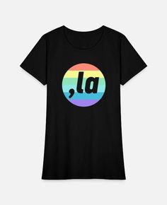 'Kamala Harris Comma La Rainbow Election 2024' Women's T-Shirt | Spreadshirt