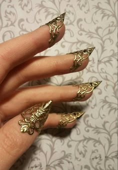 Dragon Claws, Nail Armor, قلادات متدلية, Claw Nails, Dragon Claw, Gold Dragon, Fashion Black, Hand Jewelry, Fantasy Jewelry