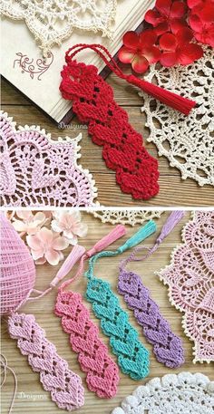 crocheted doily is laying on the floor next to some other doilies