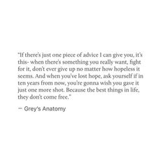 an image with the words grey's anatomy written in black and white on it