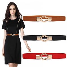 Description: Product Category: belt Material: imitation leather + alloy Color:red, black, white, camel Style:casual, wild Pattern: None Size:64*2.8cm Fastening method:double loop buckle Popular elements: elastic band Applicable gender:female Features: 1.An accessory to keep for multi-purpose and the practicality as well as exquisite feeling makes it an ideal gift for your friends and family on festivals. 2.Flexible size - the vintage women jeans belt perfect for pant. we enclosed a puncher in th Camel Style, Short Jean Skirt, Dress Decoration, Ikat Pinggang, Different Outfits, Leather Dress, Ladies Party, Retro Dress, Belted Dress