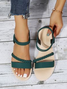 Womens Summer Shoes Sandals, Kids Denim Jeans, Summer Shoes Sandals, Women Flat Sandals, Trending Womens Shoes, Cute Shoes Heels, Ugly Shoes, Strap Sandals Women, Womens Summer Shoes