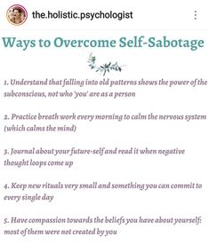 How To Not Self Sabotage, Self Sabotaging In Relationship, Self Sabatoge Quotes, Self Sabotage Affirmations, Self Sabotaging Behaviors, How To Stop Self Sabotaging, Self Sabatoge Relationships, Self Sabatoge, Self Sabotage Quotes