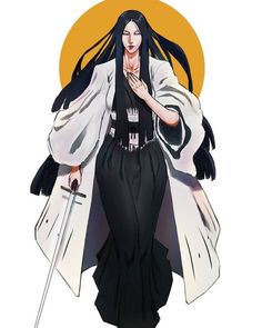 Captain Unohana, Mai King Of Fighters, Retsu Unohana, Bleach Anime Art, Bleach Fanart, Bleach Characters, Bleach Art, Art Fanart, Bleach (anime)