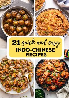 21 quick and easy indo - chinese recipes that are perfect for the busy week ahead