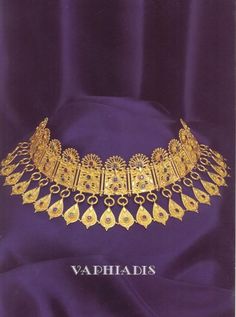 Vaphiadis jewelry, jewellery. Greek heritage jewelry of quality. Greek Necklace, Style Goals, Bridal Gold Jewellery Designs