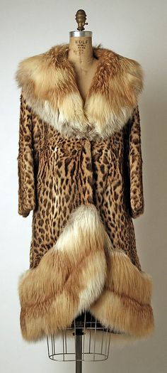 1970s Coat, Leopard Coat, Fabulous Furs, Leopard Prints, Animal Print Fashion, Costume Institute, Vintage Fur, Print Coat