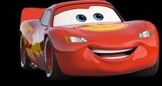 a cartoon character from the disney pixar movie cars is smiling and looking at the camera