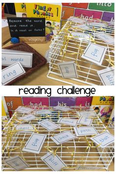 the reading challenge is in place for students to read and practice their numbers with this activity