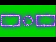 an image of two square frames in purple on a green screen with the word'do '