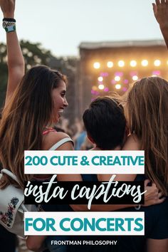 concert instagram captions Concert Captions For Instagram, Caption Lyrics, Best Music Artists