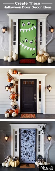 halloween door decorating ideas for the front porch