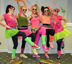 An 80's Themed Hen  / Bachelorette Party Dance Party Outfit, 80s Birthday Parties