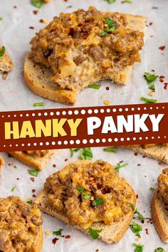 this is an image of a hamy panky sandwich