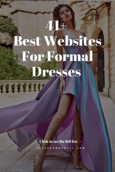 I love dresses — seriously. If I could wear a dress every single day of the year, I absolutely would. And so when presented with an opportunity to attend an event requiring an extra special fancy dress, you better believe, I will be there. Discover here 41+ Best Websites For Formal Dresses When You’ve Got Some Place Fancy To Go! #Dresses #ShopDresses #FormalDresses #TrendyDresses #TrendingNow #StyleInspiration Petite Formal Dresses, Formal Dress For Wedding Guest, Pageant Tips, Best Formal Dresses, Dress Websites, Wedding Outfits For Women, Wedding Guest Gowns