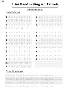 Neat Handwriting Practice Sheets Printable Handwriting  45F Improve Handwriting Worksheets, Cursive Practice Sheets, Neat Writing, Printable Handwriting Worksheets, Handwriting Worksheet, Handwriting Worksheets For Kids, Alphabet Handwriting