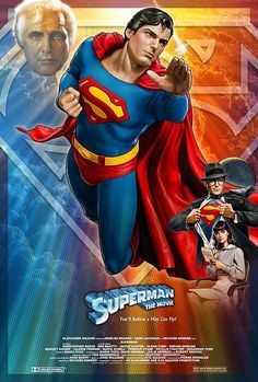 superman the movie poster with two men