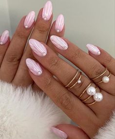 Seashell Nails, Summery Nails, Her Nails, Mermaid Nails, Pearl Nails, Neutral Nails, Fire Nails, Nail Polishes, Cute Acrylic Nails