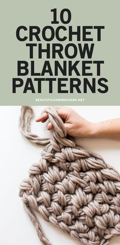 the 8 crochet finger blanket patterns for beginners