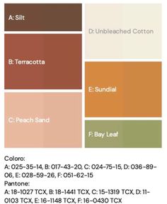 the color scheme for different shades of paint