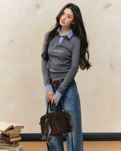 Winter Inspo Outfits, Art Teacher Outfits, Korean Office, Aesthetic Fall Outfit, Outfit Casual Chic, Neat Casual Outfits, Simple Style Outfits, Uni Fits, Stylish Work Attire