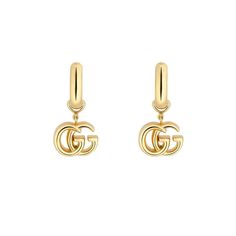 Reference: YBD58201700100U Yellow Gold Earrings, Yellow Gold Earring, Gold Earrings, Gold Necklace, Yellow Gold, Gucci, Running, Yellow, Free Shipping