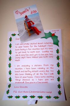 a christmas letter to someone from santa claus