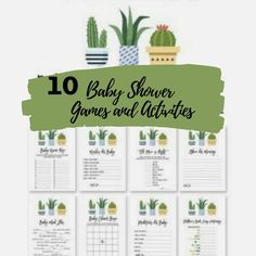 the top ten baby shower games and activities