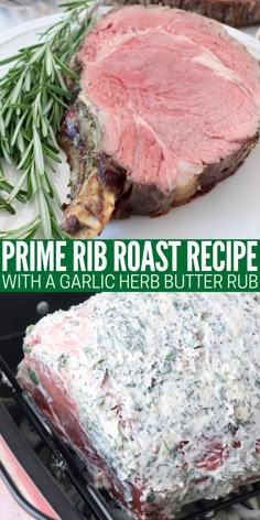 prime rib roast recipe with garlic herb rubs