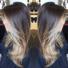 Hair Color Techniques, Blonde Balayage, Brunette Hair, Blonde Hair Color, Ombre Hair