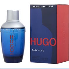 Hugo Dark Blue By Hugo Boss 75ml Hugo Boss Cologne, Dolce And Gabbana Cologne, Boss The Scent, Blue Perfume, Old Spice, Hugo Boss Man, Fragrance Design, Fragrance Notes, Mens Fragrance