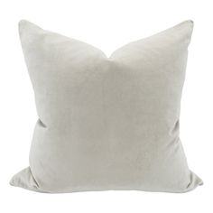 a white pillow on a white background