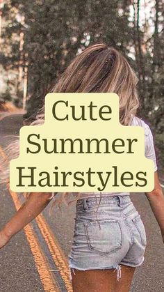 Pinterest Cute, Cute Summer Hairstyles, Beach Hairstyles Medium, Homecoming Hairstyles Updos, Hair Pixie, Haircut Styles, Homecoming Hair Down