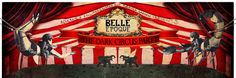 the cover art for bellie fouquet's album, the dark circus party