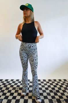 So Trippy Swirl Print Flare Leggings FINAL SALE These Leggings Fit True To Size Small: 2-4, Medium: 6-8, Large: 10-12 Emily Is Wearing A Size Small Buttery Soft Brush Knit Fabric D 4.2 Legging Fits, Flare Leggings, Final Sale, Swirl, Knit Fabric, Knitted Fabric, Latest Trends, Leggings, Knitting