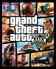 the cover art for grand theft auto