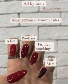 nails Deep Red Nails, Wine Nails, Milky Nails, Minimalist Nails, Fire Nails, Classy Nails, Dream Nails, Funky Nails