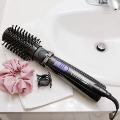 The CONAIR Infiniti Pro Hot Air Brush Promotes Healthy Hair With Minimal Frizz And Maximum Shine With The Help Of Its Iconic Ceramic Technology. The Multi-directional Brush Rotates To Volumize The Overall Look And Feel Of Your Hair. Get The Same Look As Any High End Salon, Without Ever Leaving Your Home! , Multi-directional Brush Rotates In Both Directions To Volumize And Shine Ceramic Technology 2 Heat Plus Cool Settings For All Hair Types Use With Or Without Spin Function 2"" (50mm) Barrel Hair Appliances Tools, Hair Tools Infunity Clairol, Conair Infiniti Pro Flat Iron, Conair Cool Air, Roll Brush Hair Dryer, Hair Brush Electric, Conair Infinity, Conair Infinity Pro, Hair Tool Set