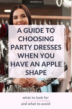 It can be frustrating choosing the perfect party dress for apple-shaped women, but it shouldn't be!  You have a beautiful shape with strong broad shoulders and fantastic legs, and you deserve to wear an evening party dress that shows off your best apple shape features...and I know exactly which dresses will do just that. Best Dress For Apple Shape, Apple Shape Body Outfits, Dress For Apple Shape Women, Outfits For Apple Shaped Women, Dresses For Broad Shoulders, Top 10 Cocktails, Best Cocktail Dresses, Dresses For Apple Shape