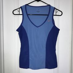 Size Small. Nike Work Out Shirt! Looks Brand New, Only Worn A Few Times! Fitted Blue Nike Tops, Blue Stretch Nike Tops, Blue Nike Top For Workout, Blue Nike Workout Top, Nike Blue Workout Top, Nike Blue Tops For Spring, Tops Nike, Gym Tops, Future Fashion