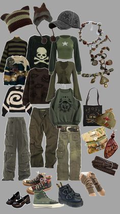 Fairy Grunge Outfit, Goblincore Aesthetic, Thrift Store Outfits, Alt Clothes, Clothing Design Sketches, Baggy Clothes, Aesthetic Fits