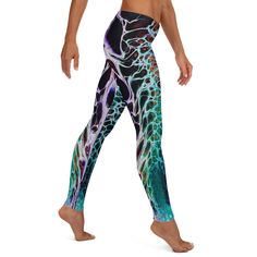 Stylish, durable, and a hot fashion staple. These polyester/spandex leggings are made of a comfortable microfiber yarn, and they'll never lose their stretch. • Fabric is 82% polyester, 18% spandex • Four-way stretch • Elastic waistband • Precision-cut and hand-sewn after printing Size guide XS S M L XL Waist (inches) 25 ¼ 26 ¾ 28 ⅜ 31 ½ 34 ⅝ Hips (inches) 35 ⅜ 37 38 ⅝ 41 ¾ 44 ⅞ Buy Leggings, Spandex Leggings, Precision Cut, Hand Sewn, Polyester Spandex, Hand Sewing, Size Guide, Stretch Fabric, Spandex