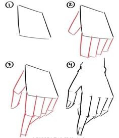 Вместо урока рисования можно рисовать по этой картинке Easy Hand Drawings, Hands Tutorial, Draw Hands, Desain Buklet, Body Drawing Tutorial, Hand Drawing Reference, Art Tools Drawing, Easy Drawings Sketches