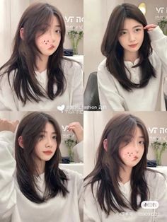 Uzzlang Haircut, Fox Haircut Korean, Kpop Idols Haircut, Layer Hair Korean, Wof Cut Hair, Korean Long Hairstyle, Layer Bob, Korean Hairstyle Ideas, Long Hairstyle Ideas