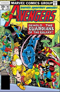 an image of the avengerss comic cover