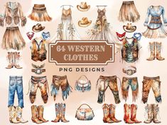 an image of western clothes and boots