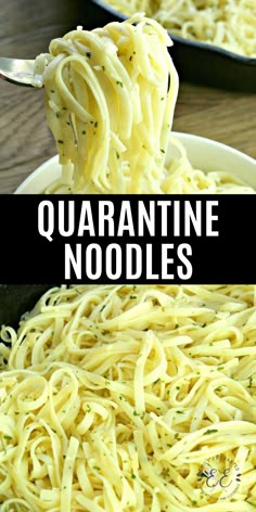 this is an easy recipe for quaranine noodles