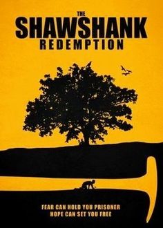 the shaw shank redemption movie poster with an image of a tree on it